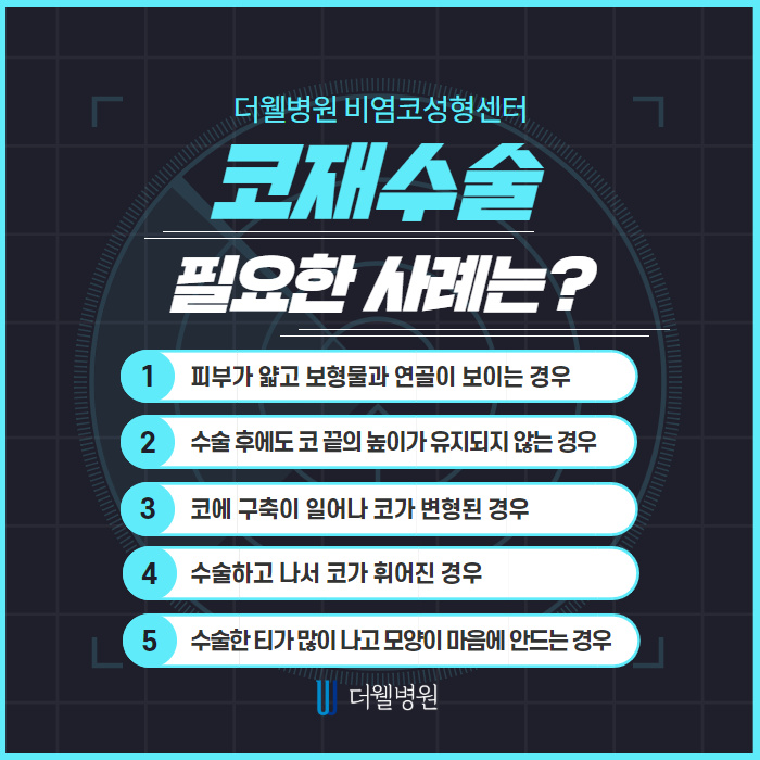 코재수술, 부작용 원인 파악 및 해결이 먼저! (3/10)
