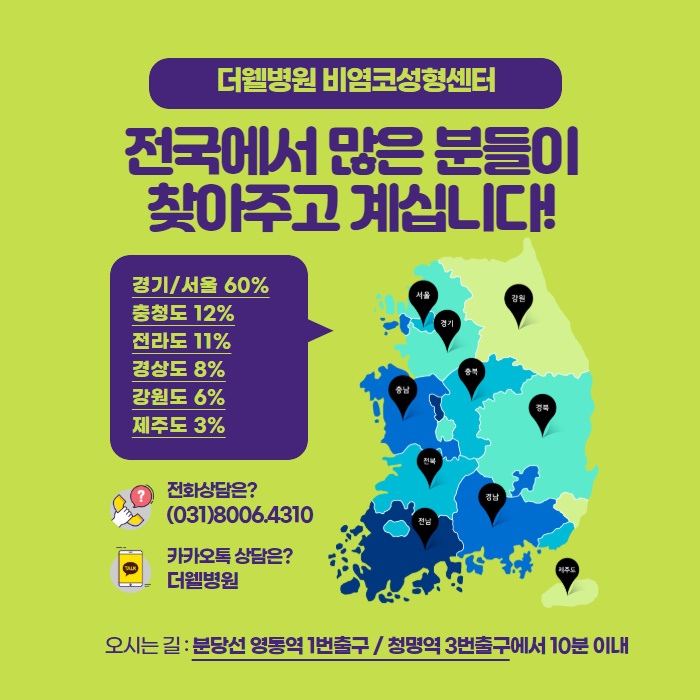 만성적인 코막힘 비밸브재건술로! (8/9)