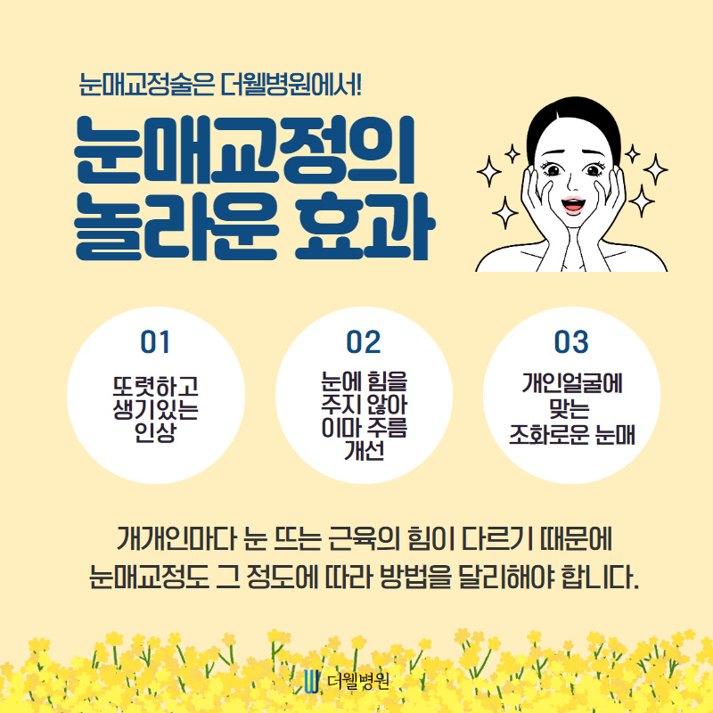 더웰병원 눈매교정술
