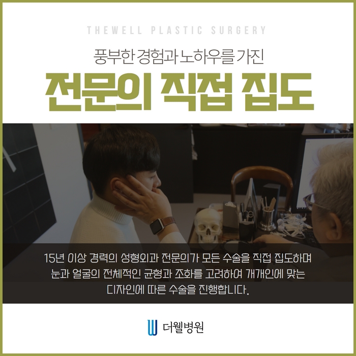 더웰병원 눈밑 지방제거
