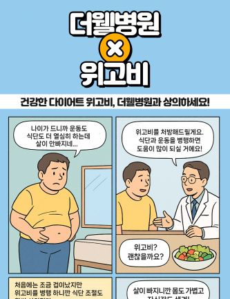 건강한 다이어트를 위한 위고비 처방, 더웰병원과 상의하세요!