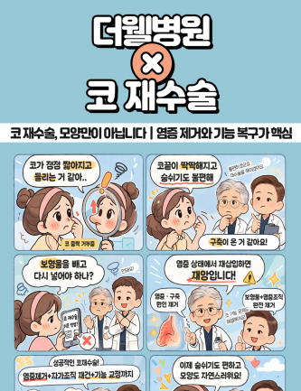 수원 성형외과 _ 코 재수술, 모양만이 아닙니다 │ 염증 제거와 기능 복구가 핵심